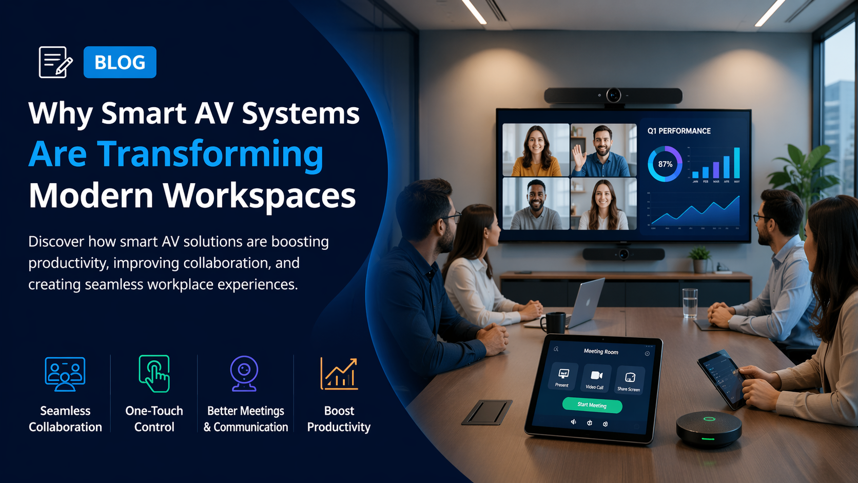 Why Smart AV Systems Are Transforming Modern Workspaces